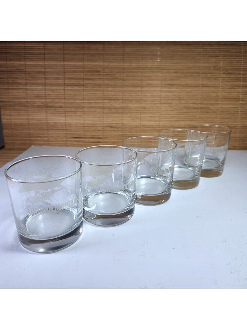 Captain Morgan Etched Humpback Whale Rocks Glasses Set of 5 – 3.5" Weighted